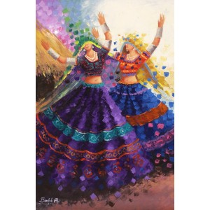 Bandah Ali, 24 x 36 Inch, Acrylic on Canvas, Figurative-Painting, AC-BNA-065